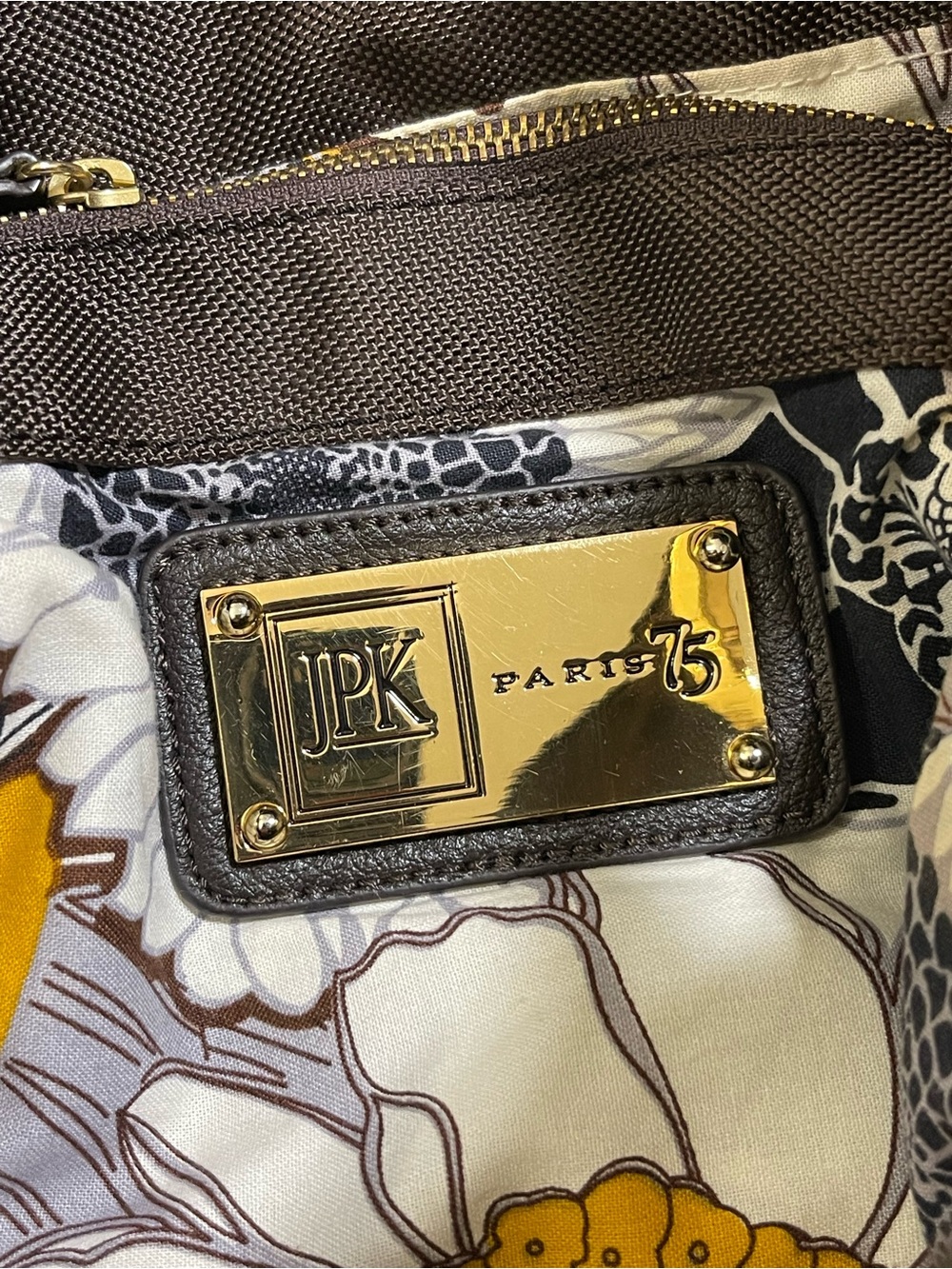 NWOT - Vintage JPK Paris 75 Bucket Handbag with Gold Hardware - Picture 8 of 9